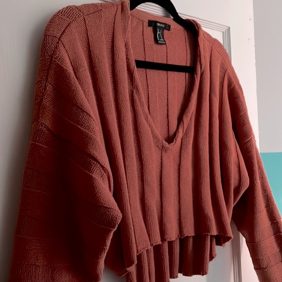 Forever21 Chunky Ribbed High-Low Sweater - Picture 2 of 3